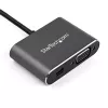StarTech.com USB-C daugiafunkcis vaizdo adapteris – USB-C į 4K 60 Hz Mini DisplayPort 1.2 arba 1080p VGA monitoriaus adapteris – USB Type-C 2-in-1 MDP HBR2 HDR/VGA ekrano keitiklis – suderinamas su TB3