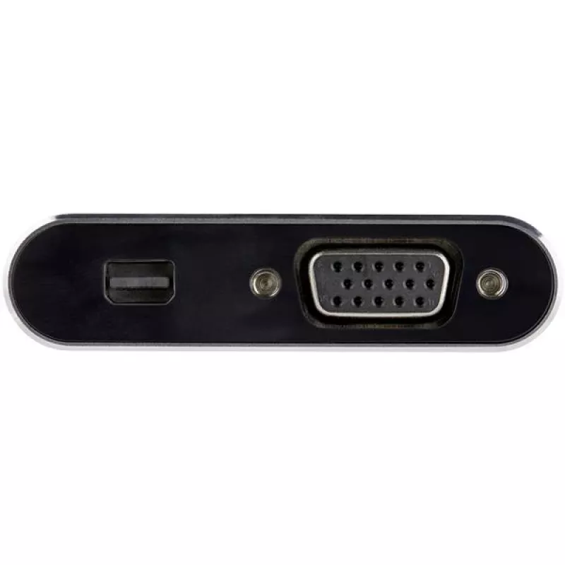 StarTech.com USB-C daugiafunkcis vaizdo adapteris – USB-C į 4K 60 Hz Mini DisplayPort 1.2 arba 1080p VGA monitoriaus adapteris – USB Type-C 2-in-1 MDP HBR2 HDR/VGA ekrano keitiklis – suderinamas su TB3