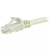 StarTech.com 1,5 m CAT6 eterneto laidas – baltas CAT 6 Gigabit Ethernet laidas – 250 MHz 100 W PoE RJ45 UTP tinklo / komutacinis kabelis be užkabinimų su įtempimo sumažinimu, individualiai išbandytas