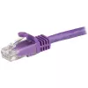 StarTech.com 1,5 m CAT6 Ethernet kabelis – violetinis CAT 6 Gigabit Ethernet laidas – 250 MHz 100 W PoE RJ45 UTP tinklo / komutacinis kabelis su nesukabinama konstrukcija ir tempimo sumažinimu, individualiai tikrintas