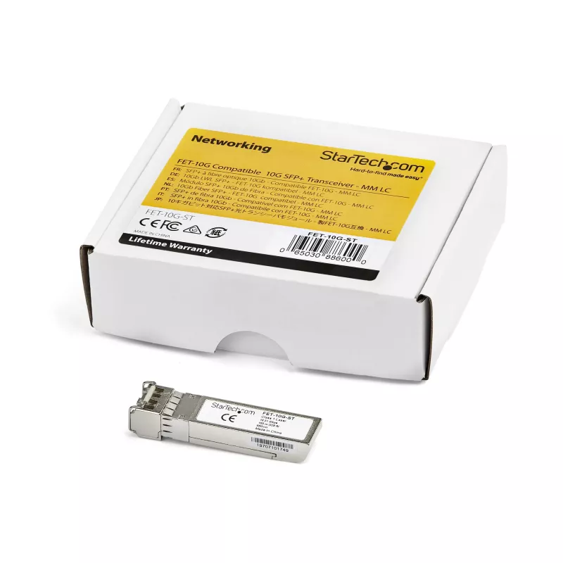 StarTech.com Cisco FET-10G Suderinamas SFP+ Modulis - 10GBASE-USR - 10GbE Daugiagyslės Skaidulos MMF Optinis Siųstuvas-imtuvas - 10GE Gigabitinis Ethernet SFP+ - LC 300m - 850nm - DDM Cisco Nexus 2000