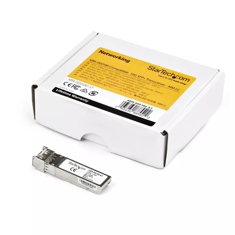StarTech.com HPE 0231A0A6 Suderinamas SFP+ Modulis - 10GBASE-SR - Daugiamodė Skaidula (MMF) - 10GE Gigabit Ethernet SFP+ - LC 300m - 850nm - DDM