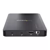 StarTech.com 4 vietų Thunderbolt 3 NVMe korpusas, skirtas M.2 NVMe SSD diskams, 1x DisplayPort vaizdo / 2x TB3 išvesties prievadai, 40 Gbps, 72 W maitinimo blokas, išorinis kietojo disko korpusas