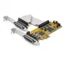 StarTech.com 8 prievadų PCI Express RS232 nuosekliojo prievado adapterio kortelė, PCIe RS232 nuosekliojo prievado kortelė, 16C1050 UART, žemo profilio nuosekliojo prievado DB9 valdiklio / išplėtimo kortelė, 15 kV ESD apsauga, tik Windows – TAA