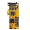 StarTech.com 8 prievadų PCI Express RS232 nuosekliojo prievado adapterio kortelė, PCIe RS232 nuosekliojo prievado kortelė, 16C1050 UART, žemo profilio nuosekliojo prievado DB9 valdiklio / išplėtimo kortelė, 15 kV ESD apsauga, tik Windows – TAA