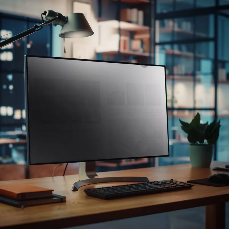 StarTech.com Monitoriaus privatumo ekranas 21,5 colio kompiuterio ekranui – Kompiuterio ekrano apsaugos filtras – Mėlyną šviesą mažinanti ekrano apsauginė plėvelė – 16:9 plačiaekranis – Matinis/Blizgus – +/-30 laipsnių