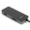 “StarTech.com” USB 3.0 į HDMI ir VGA adapteris - 4K/1080p USB Type-A dviejų monitorių daugiafunkcis adapteris-konverteris - išorinė vaizdo plokštė keliems ekranams - kelių ekranų USB adapteris