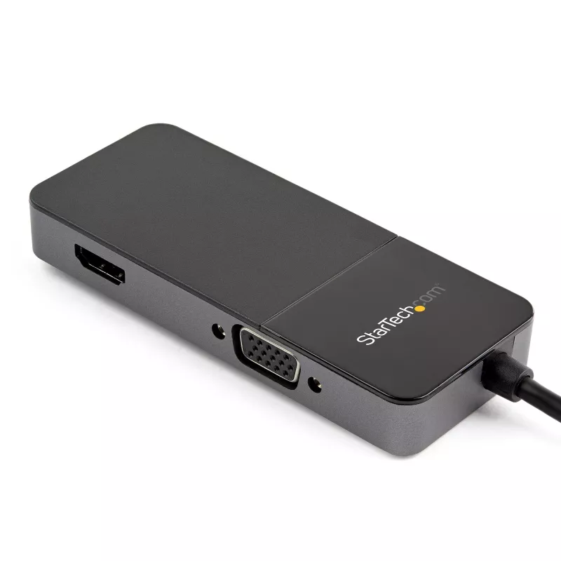 “StarTech.com” USB 3.0 į HDMI ir VGA adapteris - 4K/1080p USB Type-A dviejų monitorių daugiafunkcis adapteris-konverteris - išorinė vaizdo plokštė keliems ekranams - kelių ekranų USB adapteris