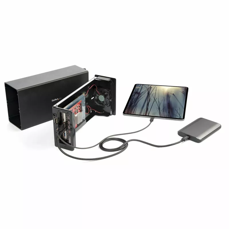 StarTech.com 4 prievadų USB PCIe kortelė - 10 Gbps USB PCI Express išplėtimo kortelė su 2 valdikliais - 2x USB-C ir 2x USB-A prievadai (USB 3.2/3.1 Gen 2) - USB/USB-C PCI-e kortelė - pilno profilio