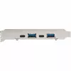 StarTech.com 4 prievadų USB PCIe kortelė - 10 Gbps USB PCI Express išplėtimo kortelė su 2 valdikliais - 2x USB-C ir 2x USB-A prievadai (USB 3.2/3.1 Gen 2) - USB/USB-C PCI-e kortelė - pilno profilio