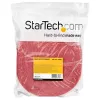 StarTech.com 100 pėdų lipnios ir kilpinės juostos ritinys – pjaustomi daugkartiniai kabelių raiščiai – pramoninė vielos tvirtinimo juosta / reguliuojami medžiaginiai apvalkalai raudoni / daugkartinio naudojimo savaime susikabinantys kabelių valdymo dirželiai