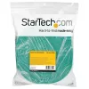 StarTech.com 100ft Hook and Loop Roll - Cut-to-Size Reusable kabelis Ties - Bulk Industrial Wire Fastener Tape /Adjustable Fabric Wraps Green / Resuable Self Gripping kabelis Management Straps