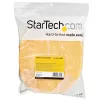 StarTech.com 100 pėdų kabliukų ir kilpų ritinys – pagal dydį kerpami daugkartiniai kabelių raiščiai – pramoninė vielos tvirtinimo juosta / reguliuojami medžiaginiai apvalkalai geltoni / daugkartiniai savaime susikabinantys kabelių valdymo dirželiai