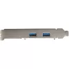 StarTech.com 2 prievadų USB PCIe kortelė su 10 Gbps/prievadui – USB 3.1/3.2 Gen 2 Type-A PCI Express 3.0 x2 valdiklio išplėtimo kortelė – Pridedama adapterio kortelė – Viso / žemo profilio – Windows ir Linux