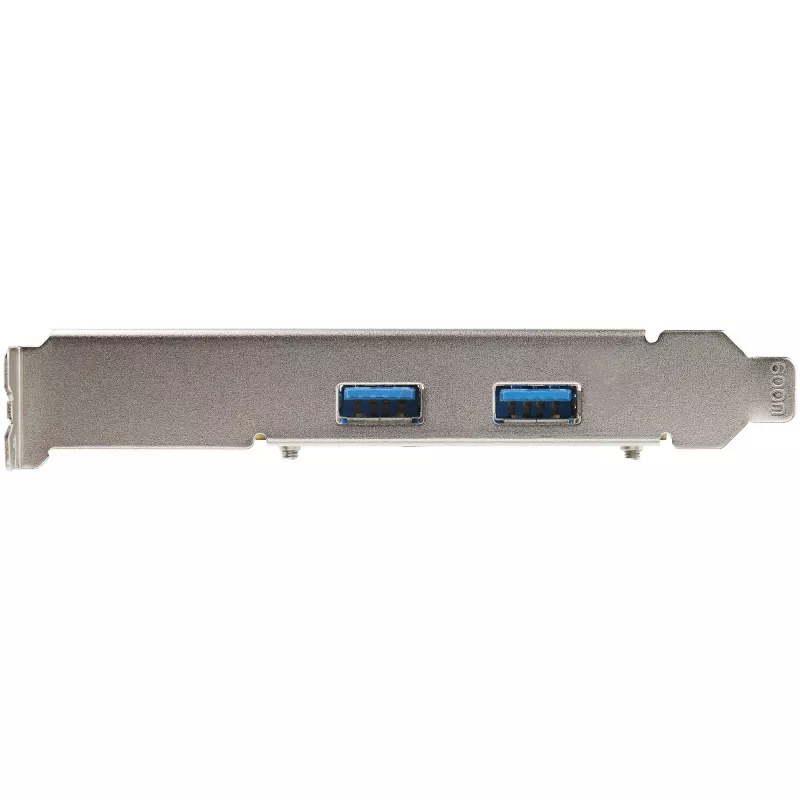 StarTech.com 2 prievadų USB PCIe kortelė su 10 Gbps/prievadui – USB 3.1/3.2 Gen 2 Type-A PCI Express 3.0 x2 valdiklio išplėtimo kortelė – Pridedama adapterio kortelė – Viso / žemo profilio – Windows ir Linux