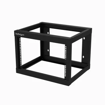 StarTech.com 6U 19 colių sieninis tinklo stovas 19 colių gylio 2 stulpų atviras rėmas serverių patalpai duomenų/AV/IT/ryšių/kompiuterinei įrangai/patch panel su narvų veržlėmis/varžtais kablio/kilpos – Cisco 2960