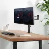 StarTech.com Stalo montavimo dviguba monitorių svirtis – stalo spaustukas, suderinama su VESA monitoriaus laikikliu, skirta iki 32 colių ekranams – ergonomiška sudedamoji monitorių svirtis – reguliuojamas aukštis / pakreipimas / pasukimas / rotacija