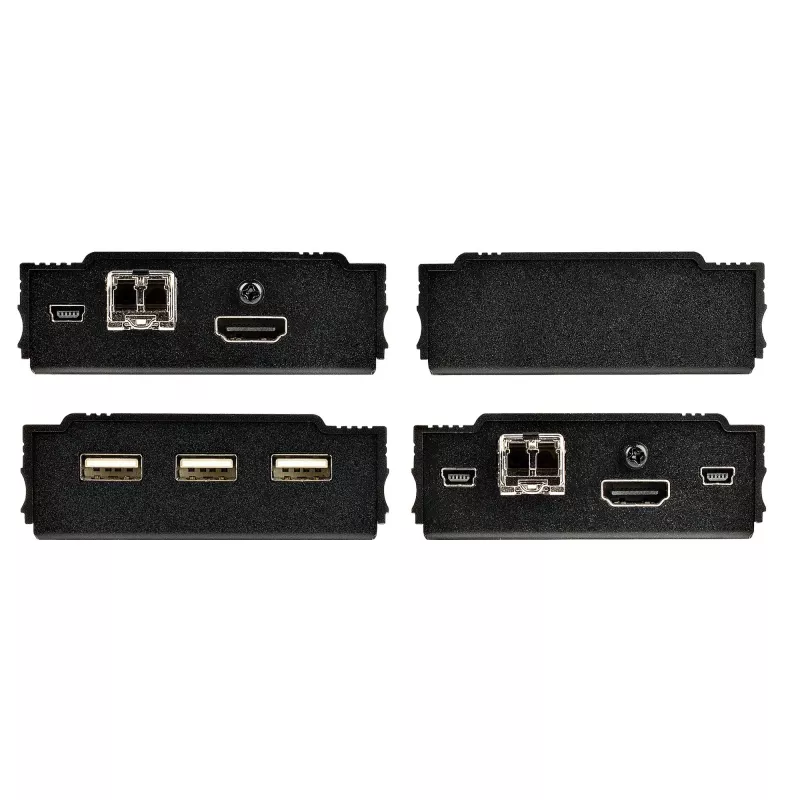 StarTech.com 4K HDMI KVM ilgintuvas per šviesolaidį - HDMI vaizdo ir USB nuotolinis KVM komutatorius / konsolės ilgintuvas - iki 984 pėdų / 300 m (daugiamodis) - 2x 10G MMF SFP+ moduliai - KVM ilginimo rinkinys (TX/RX)