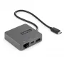 StarTech.com USB-C daugiafunkcis adapteris - USB 3.1 Gen 2 Type-C mini dokas - USB-C į 4K HDMI arba 1080p VGA vaizdas - 10 Gbps USB-A USB-C, GbE - nešiojamas kelioninis nešiojamojo kompiuterio dokas - veikia su Thunderbolt 3