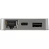 StarTech.com USB-C daugiafunkcis adapteris - USB 3.1 Gen 2 Type-C mini dokas - USB-C į 4K HDMI arba 1080p VGA vaizdas - 10 Gbps USB-A USB-C, GbE - nešiojamas kelioninis nešiojamojo kompiuterio dokas - veikia su Thunderbolt 3
