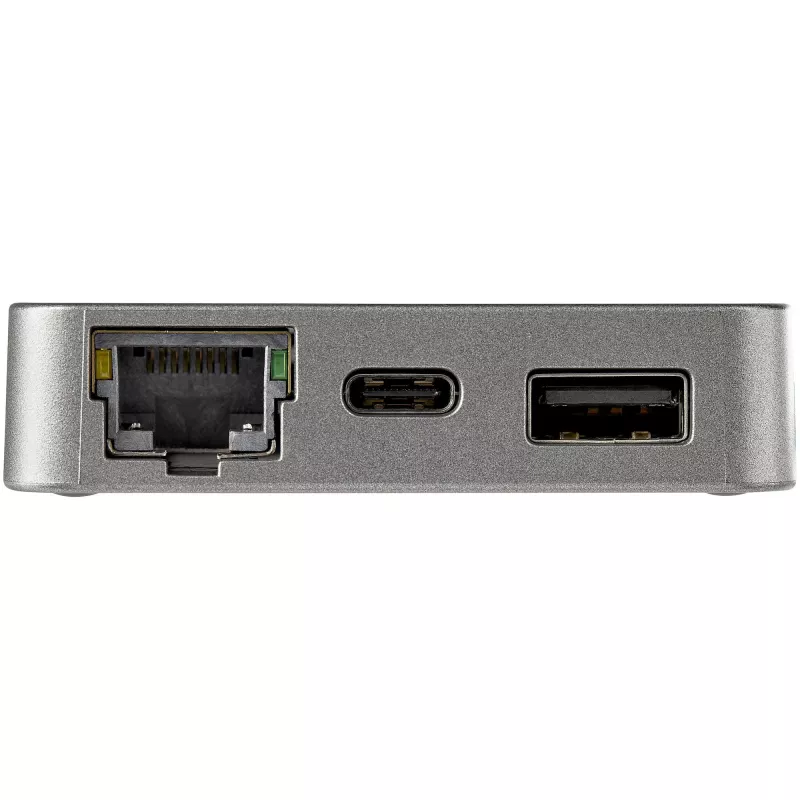 StarTech.com USB-C daugiafunkcis adapteris - USB 3.1 Gen 2 Type-C mini dokas - USB-C į 4K HDMI arba 1080p VGA vaizdas - 10 Gbps USB-A USB-C, GbE - nešiojamas kelioninis nešiojamojo kompiuterio dokas - veikia su Thunderbolt 3
