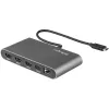 StarTech.com dviejų monitorių Thunderbolt mini dokas, 4K 60Hz HDMI, tvarkyklių nereikalaujantis šakotuvas, skirtas Windows ir Mac, Gigabit Ethernet, 1 x USB 5Gbps ir 1x USB 2.0, 11 colių (28 cm) laidas