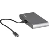 StarTech.com dviejų monitorių Thunderbolt mini dokas, 4K 60Hz HDMI, tvarkyklių nereikalaujantis šakotuvas, skirtas Windows ir Mac, Gigabit Ethernet, 1 x USB 5Gbps ir 1x USB 2.0, 11 colių (28 cm) laidas