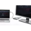 StarTech.com dviejų monitorių Thunderbolt mini dokas, 4K 60Hz HDMI, tvarkyklių nereikalaujantis šakotuvas, skirtas Windows ir Mac, Gigabit Ethernet, 1 x USB 5Gbps ir 1x USB 2.0, 11 colių (28 cm) laidas