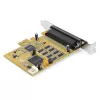 StarTech.com 8-Port PCI Express RS232 Serial Adapter Card, PCIe RS232 Serial Card, 16C1050 UART, Multiport Serial DB9 valdiklis/Expansion Card, 15kV ESD Protection, Windows Only - TAA