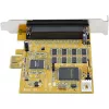StarTech.com 8-Port PCI Express RS232 Serial Adapter Card, PCIe RS232 Serial Card, 16C1050 UART, Multiport Serial DB9 valdiklis/Expansion Card, 15kV ESD Protection, Windows Only - TAA
