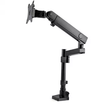„StarTech.com“ stalo monitoriaus laikiklis su 2x USB 3.0 prievadais, pilno judesio vieno monitoriaus laikiklis, iki 34 colių (17,6 svaro/8 kg) VESA ekranas, spaustuko / įvorės tvirtinimas, mechaninė spyruoklė