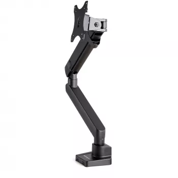 „StarTech.com“ stalo montavimo monitoriaus laikiklis su 2x USB 3.0 prievadais, plonas, pilno judesio, vienam monitoriui, iki 34 col. (17,6 svaro / 8 kg) VESA ekranui, spaustuvas / įvorės montavimas, mechaninė spyruoklė