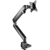 „StarTech.com“ stalo montavimo monitoriaus laikiklis su 2x USB 3.0 prievadais, plonas, pilno judesio, vienam monitoriui, iki 34 col. (17,6 svaro / 8 kg) VESA ekranui, spaustuvas / įvorės montavimas, mechaninė spyruoklė