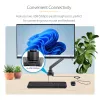„StarTech.com“ stalo montavimo monitoriaus laikiklis su 2x USB 3.0 prievadais, plonas, pilno judesio, vienam monitoriui, iki 34 col. (17,6 svaro / 8 kg) VESA ekranui, spaustuvas / įvorės montavimas, mechaninė spyruoklė