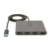 StarTech.com USB 3.0 į Quad HDMI adapteris, USB į 4x HDMI monitoriaus keitiklis, skirtas Windows (nepalaiko macOS/ChromeOS/Linux) – TAA