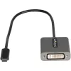 StarTech.com USB C į DVI adapteris - 1920x1200p USB-C į DVI-D adapterio keitiklis - USB Type C į DVI ekraną / monitorių - vaizdo keitiklis - suderinamas su Thunderbolt 3 - 12 colių ilgio pritvirtintas laidas - atnaujinta CDP2DVI versija