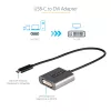 StarTech.com USB C į DVI adapteris - 1920x1200p USB-C į DVI-D adapterio keitiklis - USB Type C į DVI ekraną / monitorių - vaizdo keitiklis - suderinamas su Thunderbolt 3 - 12 colių ilgio pritvirtintas laidas - atnaujinta CDP2DVI versija