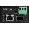 StarTech.com PoE+ pramoninis optinės terpės keitiklis 30W - SFP į RJ45 - vienmodis/daugiamodis optinis į varinį Gigabit Ethernet - mini/kompaktiškas dydis - IP-30/ -40 iki +75C
