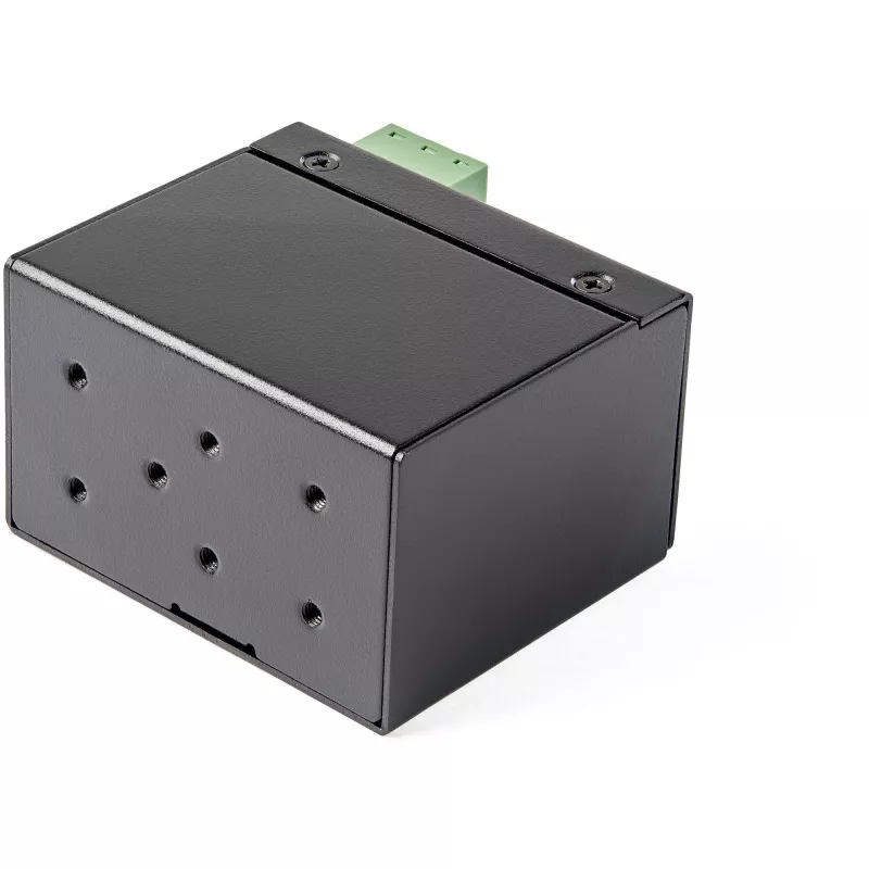 StarTech.com PoE+ pramoninis optinės terpės keitiklis 30W - SFP į RJ45 - vienmodis/daugiamodis optinis į varinį Gigabit Ethernet - mini/kompaktiškas dydis - IP-30/ -40 iki +75C