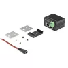 StarTech.com PoE+ pramoninis optinės terpės keitiklis 30W - SFP į RJ45 - vienmodis/daugiamodis optinis į varinį Gigabit Ethernet - mini/kompaktiškas dydis - IP-30/ -40 iki +75C