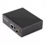 StarTech.com PoE+ pramoninis optinis į Ethernet medijos keitiklis 60W - SFP į RJ45 - Vienmodis/Daugiamodis optinis į varinį Gigabit Ethernet - Kompaktiškas dydis - IP-30/ -40 iki +75°C