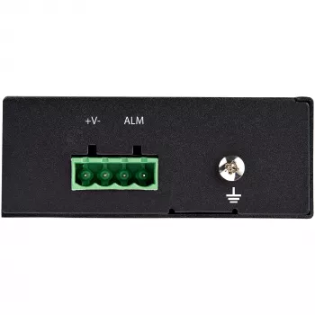StarTech.com PoE+ pramoninis optinis į Ethernet medijos keitiklis 60W - SFP į RJ45 - Vienmodis/Daugiamodis optinis į varinį Gigabit Ethernet - Kompaktiškas dydis - IP-30/ -40 iki +75°C