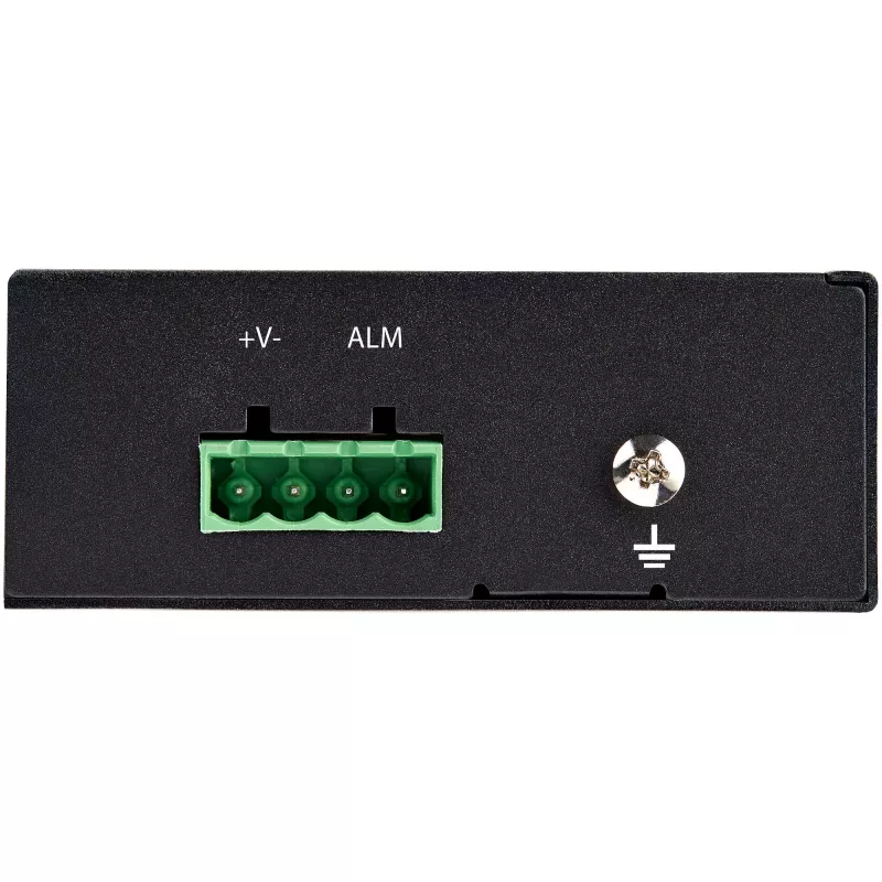 StarTech.com PoE+ pramoninis optinis į Ethernet medijos keitiklis 60W - SFP į RJ45 - Vienmodis/Daugiamodis optinis į varinį Gigabit Ethernet - Kompaktiškas dydis - IP-30/ -40 iki +75°C