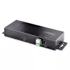StarTech.com 7 prievadų pramoninis USB 10 Gbps šakotuvas su maitinimo adapteriu, metalinis, montuojamas, 5x USB-A ir 2x USB-C išvedimo prievadai, ESD apsauga, maitinamas USB šakotuvas, TAA