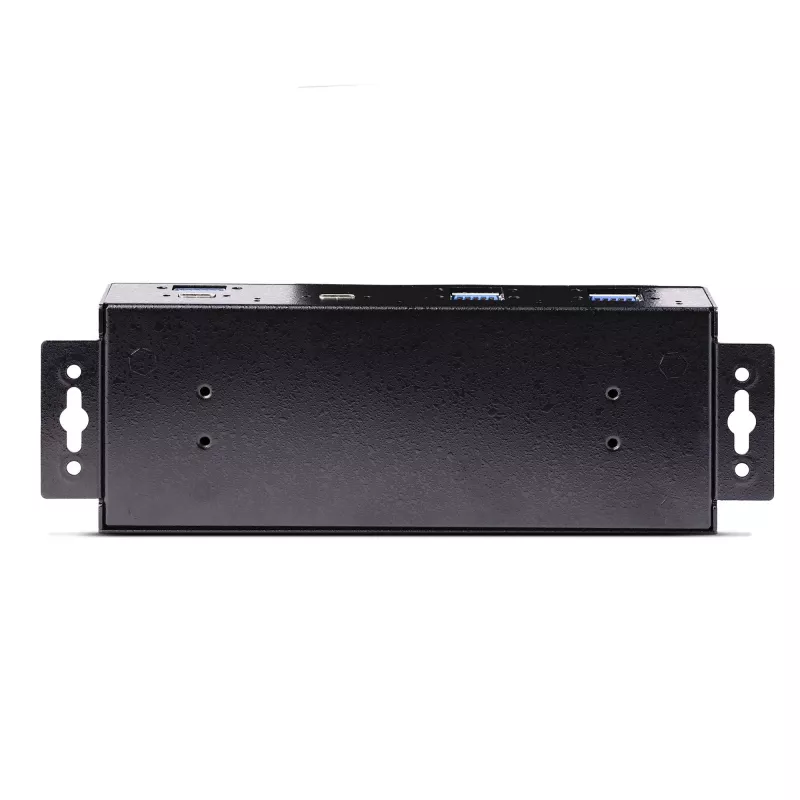 StarTech.com 7 prievadų pramoninis USB 10 Gbps šakotuvas su maitinimo adapteriu, metalinis, montuojamas, 5x USB-A ir 2x USB-C išvedimo prievadai, ESD apsauga, maitinamas USB šakotuvas, TAA