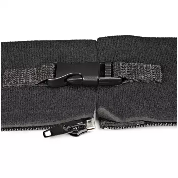 StarTech.com 40 colių (1 m) neopreno kabelių valdymo rankovė su užtrauktuku ir sagtimi – 1,2 colio (3 cm) skersmuo – kompiuterio / PC maitinimo / tinklo / AV laidų danga / tvarkyklė – lanksti kabelių organizavimo apvalkalas – juoda