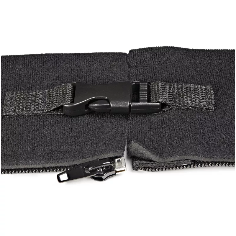 StarTech.com 40 colių (1 m) neopreno kabelių valdymo rankovė su užtrauktuku ir sagtimi – 1,2 colio (3 cm) skersmuo – kompiuterio / PC maitinimo / tinklo / AV laidų danga / tvarkyklė – lanksti kabelių organizavimo apvalkalas – juoda