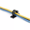 StarTech.com 100 lipnių kabelių tvarkymo spaustukų, juodi - Tinklo/Ethernet/Biuro stalo/Kompiuterio laidų organizatorius - Lipnūs kabelių/laido laikikliai - Nailono lipnus spaustukas UL/94V-2 atsparus ugniai