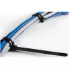 StarTech.com 10 colių (25 cm) daugkartiniai kabelių raiščiai – 1/4 colio (7 mm) pločio, 2–1/2 colio (65 mm) ryšulio skersmuo, 50 svarų (22 kg) tempimo stipris, atsegami nailoniniai raiščiai, vidaus/lauko, 94V-2/UL sąraše, 100 vnt. pakuotė – juodi