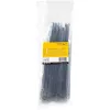 StarTech.com 10 colių (25 cm) daugkartiniai kabelių raiščiai – 1/4 colio (7 mm) pločio, 2–1/2 colio (65 mm) ryšulio skersmuo, 50 svarų (22 kg) tempimo stipris, atsegami nailoniniai raiščiai, vidaus/lauko, 94V-2/UL sąraše, 100 vnt. pakuotė – juodi
